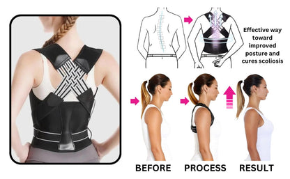 Varova™- Back A Linger Pro, Posture Clavicle Support