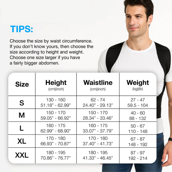 Varova™- Back A Linger Pro, Posture Clavicle Support